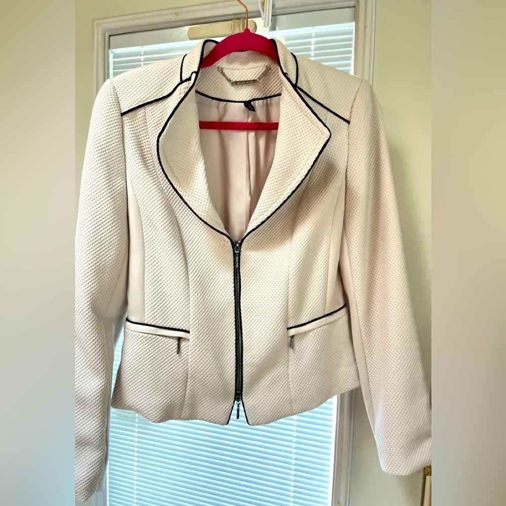 WHITE/BLACK LABEL JACKET  NWOT